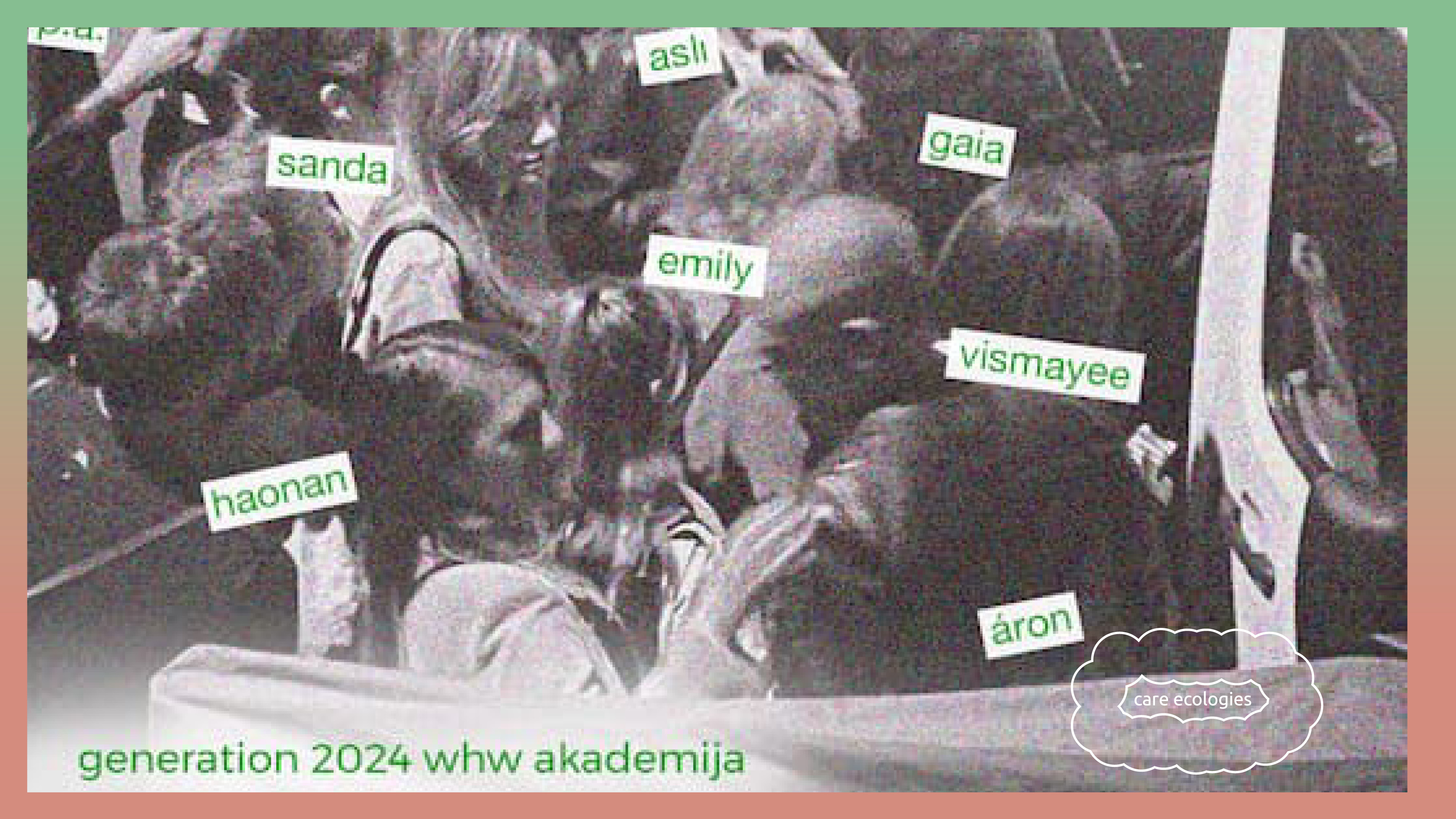 ARTISTS: Željka Aleksić, Damir Avdagić, Sanda Črnelč, Haonan He, Vismayee Karande, Gaia De Megni, Nominis, Aslı Özdoyuran, Andrés Matías Pinilla, Emily Roderick, Áron Rossman-Kiss, Pierre-Alexandre Savriacouty